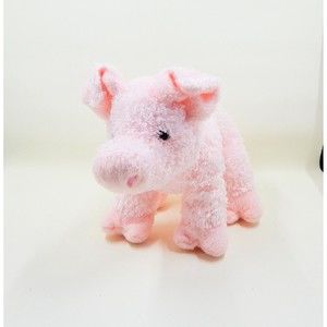 Douglas Cuddle Toy Pink Pig Stuffed Animal Beanbag Small Plush